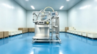 Machine de remplissage aseptique automatique à double tête pour sachets de lait en boîte (BIB)