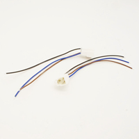 Kabel Harness Konektor Latch Putih 3 Pin XH2.54, Rakitan Kabel Steker Jantan Betina untuk Peralatan Rumah Tangga, Kipas & Lampu LED