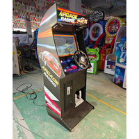 Consoles de Jeu de Course Monnayeur pour Enfants Équipement d'Arcade en Métal Jeu de Course Automobile
