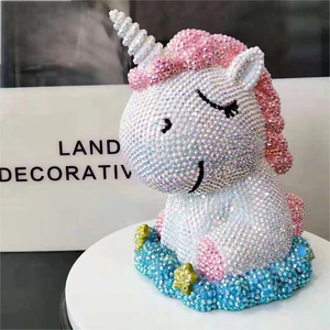 <span class=keywords><strong>Tirelire</strong></span> de luxe <span class=keywords><strong>à</strong></span> broderie au point diamant, poupée en vinyle, kits de matériaux pour loisirs créatifs, cadeaux de retour pour enfants - Product Image 5