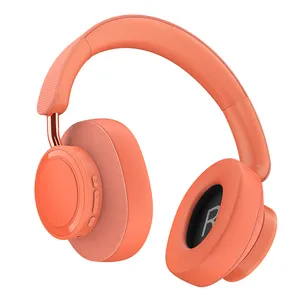 New Fashion Headsets Private Fabric Noise Cancellation Earphones Over-ear Wireless Headphones