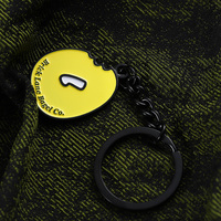 Llavero de Metal con Logotipo Personalizado para Regalo Publicitario Empresarial, Llavero Pequeño y Bonito de Aleación de Zinc Esmaltado, Anillo para Llaves Personalizado con Código QR