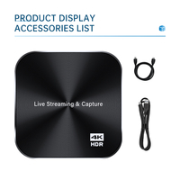 Tarjeta de Captura de Video Profesional 4K60 HDR, 1080P120 USB 3.1, para Transmisión en Vivo, Venta al Por Mayor Directa de Fábrica