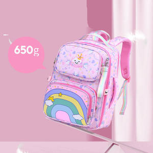 Name Brand <b>Backpacks</b> Nylon Suitcase Primary Schoolbag <b>Students</b> rainbow School Bag for Girls New School <b>Backpack</b> - Product Image 3