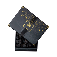 Custom Luxe Dubai Ramadan Geschenkdozen Voor Vers Fruit Chocolade Datering Verpakking Gerecycled Spons Gevoerd Vers Gerecycled Spons