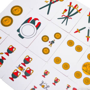 Productfabrikant Klassiek Familiespel 300 Gsm Papier Italiaanse Waterdichte Speelkaarten Te Koop - Product Image 1