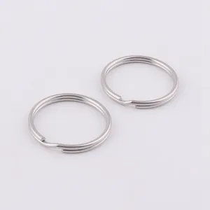Cheap Price 25mm Stainless Steel Metal Round Split Key Ring For Keychain