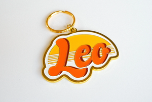 Grosir gantungan kunci logam Zinc Alloy Enamel lembut Logo kustom konstelasi gantungan kunci Dekorasi Aksesori liontin untuk hadiah - Product Image 2