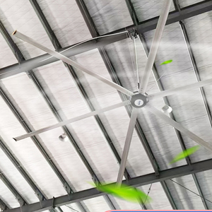 Grande ventilatore industriale del soffitto del magazzino di HVLS con la lama di plastica regolabile di velocità del motore 380v per gli impianti di fabbricazione - Product Image 1