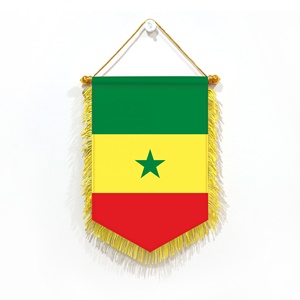 Bandera con Flecos <span class=keywords><strong>de</strong></span> <span class=keywords><strong>Senegal</strong></span> al por Mayor, 20x30 cm, Impresión Personalizada, Decoración para Eventos Africanos, Venta Directa <span class=keywords><strong>de</strong></span> Fábrica - Product Image 1