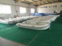 Conception grand public, couleur et taille 4.2m, bateau gonflable zodiaque ASD-420 avec matériau pvc, bateau en aluminium