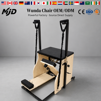 Chaise de Pilates Wunda de haute qualité et stable, équipement professionnel de studio avec poignées réglables, prix direct usine, OEM