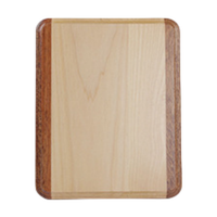 Plaque de récompense en bois MDF brun foncé poli, personnalisable, pour gravure laser promotionnelle, vente en gros
