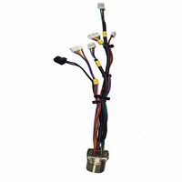 Connecteur d'aviation GX20 à 12 broches, montage sur panneau, métallique, circulaire, mâle, cordon d'alimentation en bande