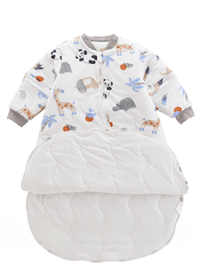 Sac de couchage en coton à manches amovibles pour nourrissons et tout-petits - Product Image 3
