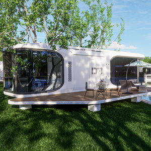 Мобильный дом-капсула для кемпинга: современный, экологичный, в стиле космического корабля, для отелей и гостевых домов, контейнерный дом - Product Image 3