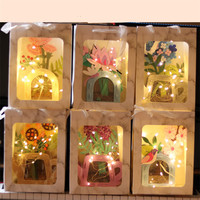 Bricolage artisanal en feutre pour enfants, fleurs en pot créatives pour enfants de la maternelle, Kits éducatifs, cadeau de fête des mères
