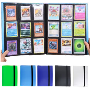 Reliure de cartes à collectionner personnalisée avec logo jaune premium, 9 pochettes, 360 cartes, TCG MTG Yugioh, reliure de cartes de sport, reliure de cartes à collectionner, porte-cartes Pokemoned - Product Image 4