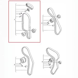 Kit di Riparazione Cinghia di Distribuzione (6 Pezzi) 036198119A 036198119C per Volkswagen Caddy Polo Beetle Audi A2 2003-2010 |   Ricambio OE - Product Image 5