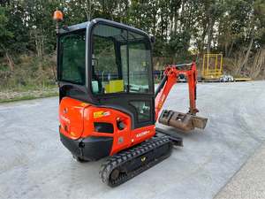 Mini-excavatrice Kubota KX018-4 diesel compacte la plus vendue avec cabine et hydraulique auxiliaire à haut débit - Product Image 2