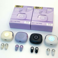 Nouveaux écouteurs intra-auriculaires Q62 2026 pour le sommeil, Bluetooth 5.4, contrôle tactile, affichage numérique, réduction de bruit JL, étanches IPX5, mini-écouteurs