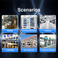 MDB Slave/RS232 Sans Surveillance Solution 4G NFC POS Carte de Fidélité Terminal de Paiement pour Android Self-service Carwashes Robuste CM30