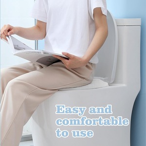 Protección de higiene de seguridad Cubierta de asiento de inodoro desechable blanca transpirable Mantener seguro y sanitario para entrenamiento de orinal - Product Image 5