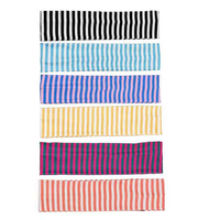 Bandeaux rayés pour femmes, longs, extensibles, en tissu, avec rayures verticales, 6 couleurs, accessoires de mode quotidiens, yoga, bohème