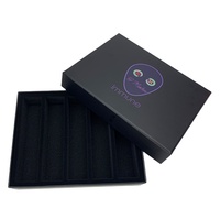 Coffret cadeau personnalisé de 5 tubes en verre pour thé, herbes, épices et poudres