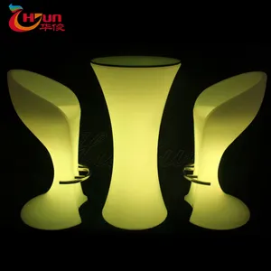 hot sale customized China factory hot selling furniture led bar table for nightclub