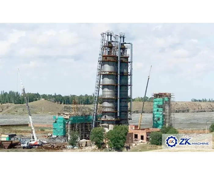 Máquina de fabricación de cal rápida, fabricante de horno de cal de eje