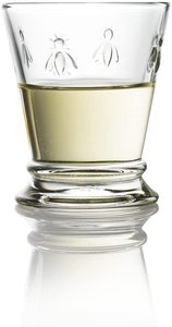 Verres à eau épais en verre français de qualité supérieure, motif abeille française en relief, lavables au lave-vaisselle, pour jus de fruits - Product Image 2