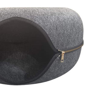 Hihg Quality Felt <b>Cave</b> Double-layer Felt Pet <b>Cave</b> Donut Tube Felt Pet <b>Cave</b> - Product Image 5