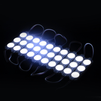 Module de lumière led étanche ip65, 1.5W 12V, 3 puces, 160 degrés, smd 2835, lentille led, pour signalisation
