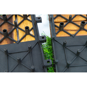 USA Warehouse 2026 Hot Sale Modern Wooden Grass <b>Wall</b> <b>Panel</b> Outdoor Garden Decorative Planting Module for Household Commerce Use - Product Image 3