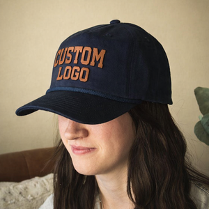 Gorra de Golf de 5 Paneles, de Poliéster Impermeable, con Perforaciones Láser, para Deportes, Béisbol, con Bordado a Mano - Product Image 3