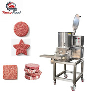 Mesin Pembuat Patty Daging Burger Hamburger Lebar Sabuk 100mm, Mesin Pembentuk Pie Daging, Mesin Pembuat Nugget Ayam, Produk Terlaris