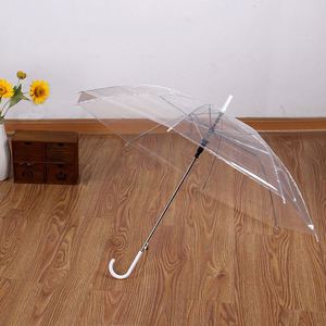 Minimalist Durable Transparent Umbrella with UV Printed Clear <b>Canopy</b> Modern <b>Rain</b> Accessory for Fashion Retail Lifestyle Brands - Product Image 3
