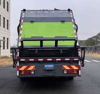 Camion poubelle électrique de 18 tonnes, batterie CATL, moteur CRRC, 4x2, collecteur de déchets électrique, chargeur arrière en option, Euro 6, Hubei 1