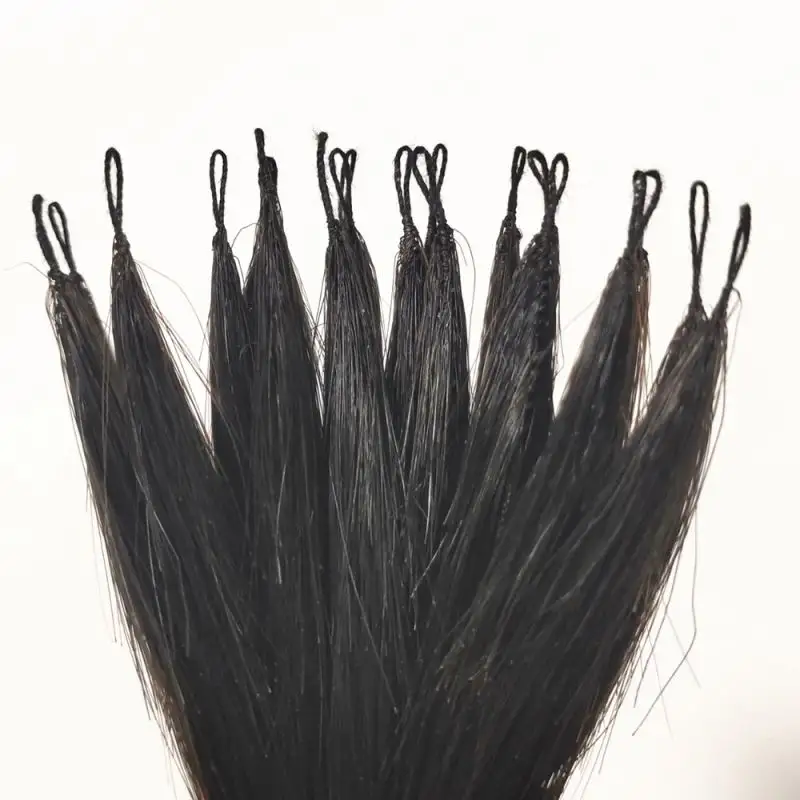 Estensioni vergini russe negozio Online produzione Estenciones umani Remy Feather Hair Extension Hair Crochet 100 Human