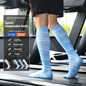 Custom Private label Professional <b>Compression</b> <b>Socks</b> Wholesale Calf Pressure Support Performance Sports Recovery <b>Socks</b> - Product Image 1
