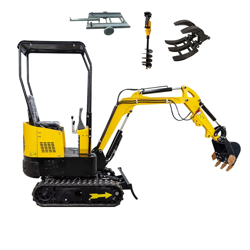 0.8ton Garden New Mini Digger Minibager 800kg Small Hydraulic Hole Crawler Excavators with Ce