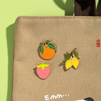 Nieuwe frisse zomerfruit serie broche van legering, decoratieve badge pin