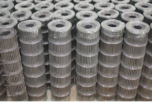 Bande transporteuse en treillis <span class=keywords><strong>m</strong></span>étallique en acier inoxydable 304 de taille personnalisée à <span class=keywords><strong>double</strong></span> tranchant avec serrures libres - Product Image 4