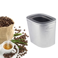 Boîtes de stockage de Matcha imprimées sur mesure avec fenêtre transparente emballage en fer blanc de qualité alimentaire boîte en fer blanc vide pour thé grains de café