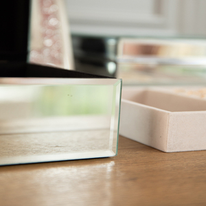 Tùy Chỉnh Sang Trọng <span class=keywords><strong>Mini</strong></span> Gương Glass Đính Hộp Thủy Tinh Hộp Đồ Trang Sức - Product Image 4