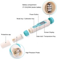 Testeur de qualité de l'eau numérique portable 7 en 1 S.G./TDS/EC/PH/Salinité/ORP/Thermomètre pour piscine, eau potable, aquariums