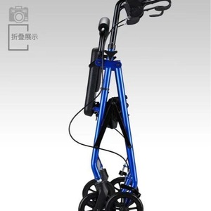 รถช่วยเดินแบบมีล้อ Conway Rollator Walker ทำจากอลูมิเนียมอัลลอยด์ 4 ล้อ พร้อมที่นั่ง สำหรับผู้สูงอายุ - Product Image 4