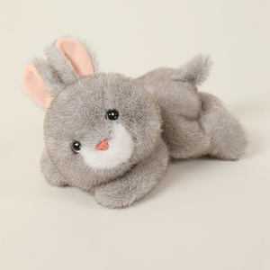 Peluche transfrontalière Grey <span class=keywords><strong>Cora</strong></span>, Husky mignon, Coussin chiot, Petite peluche lapin - Product Image 2