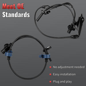 Set di 2 Sensori di Velocità Ruota in ABS per Honda <span class=keywords><strong>Pilot</strong></span> 09-15 Acura MDX 07-13 Sostituisce OEM 57450-STX-A01 57455-STX-A01 10123-F - Product Image 6